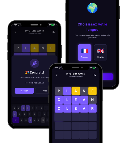 Le Mot Mystère App Screenshots